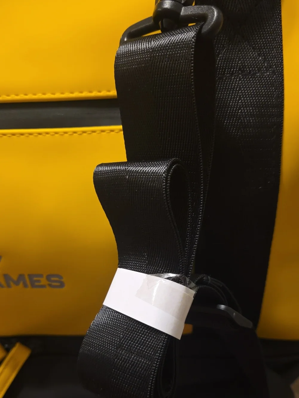 Atley James Bradshaw Travel Duffel Bag Yellow Black Large Gym Weekender NWT